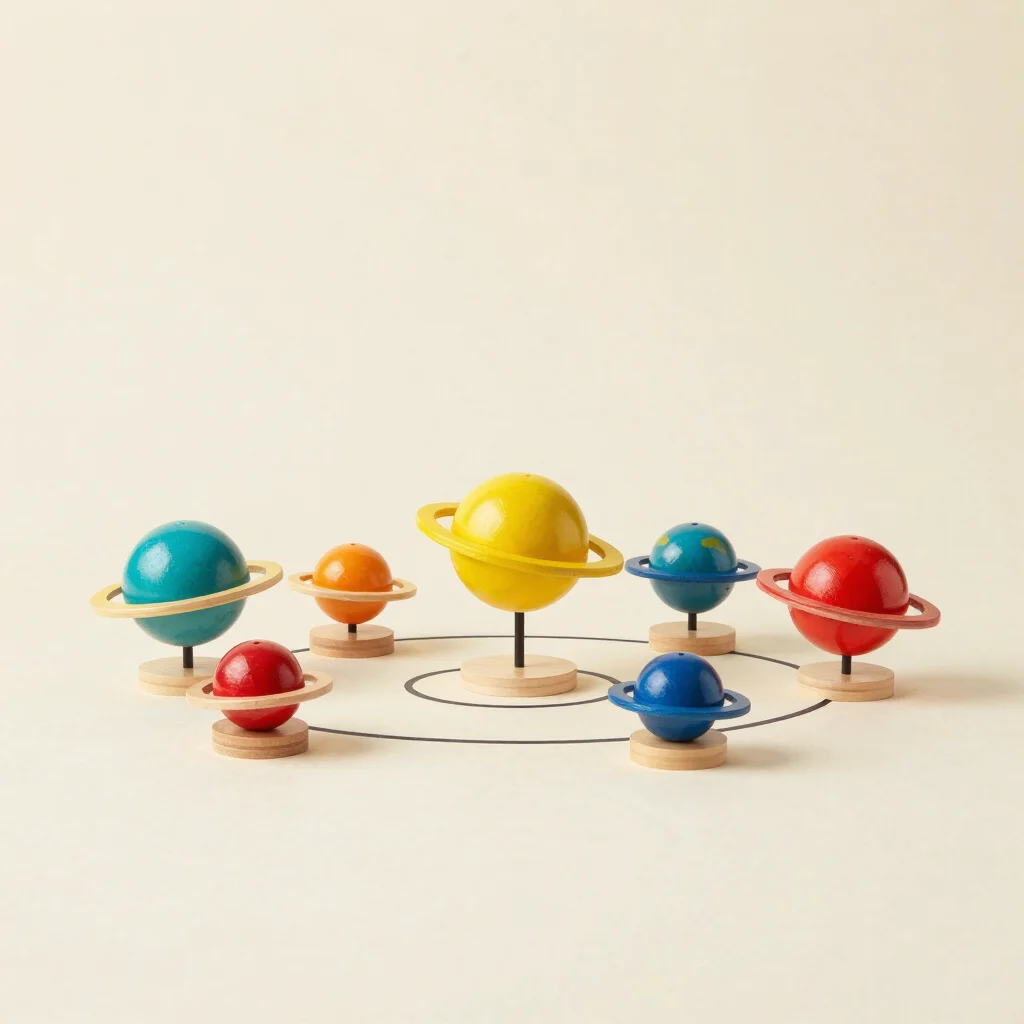 Solar System Wooden Puzzle