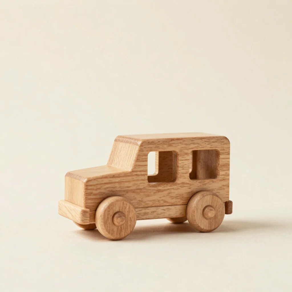 Shape Sorting Wooden Truck