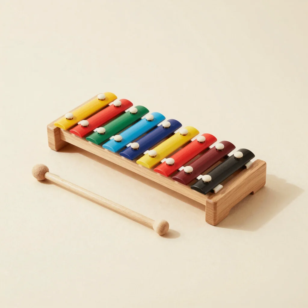 Miniature Wooden Xylophone